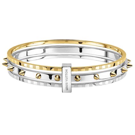 louis vuitton bracciale rigido|Louis Vuitton silver cuffs.